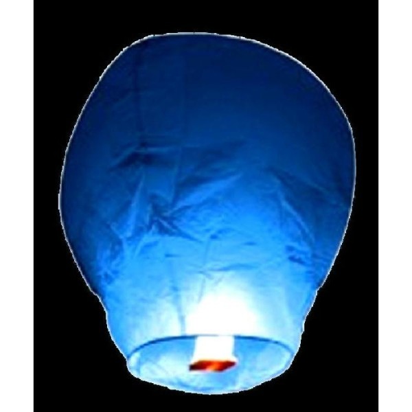 Lanterne céleste bleu foncé 90 x 50 cm - Photo n°1