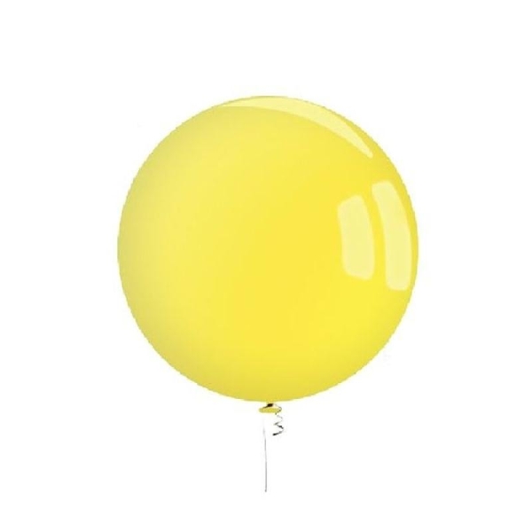 Ballon ultra géant jaune diam. 70 cm - Photo n°1