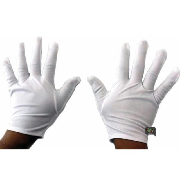Paire de gants blanc - Photo n°1