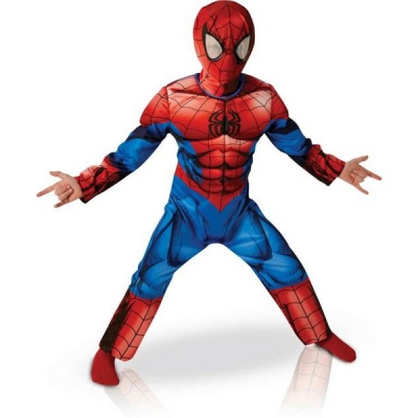 Déguisement luxe rembourré Spiderman ultimate -7/8 ans - Photo n°1