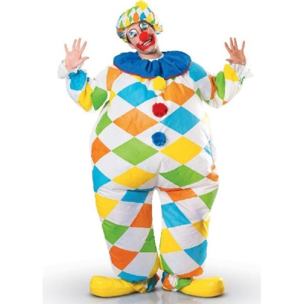 Déguisement clown gonflable d'animation - Photo n°1