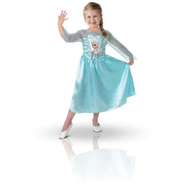 Déguisement Elsa Reine des Neiges (5/6 ans) - Déguisement Fille - Creavea