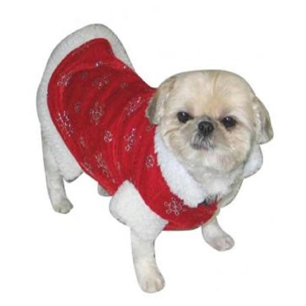 Costume petit chien 2/4 kilos ajustable floconné - Photo n°1