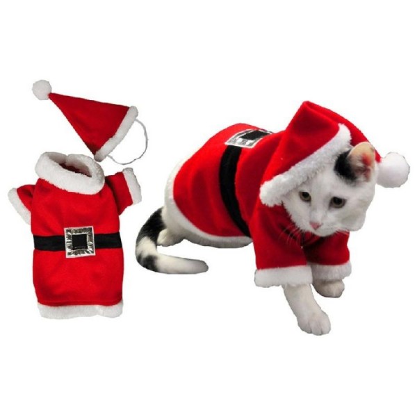 Costume Noël pour chat - chien - Photo n°1