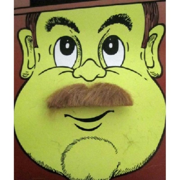 Moustache smart marron - Photo n°1