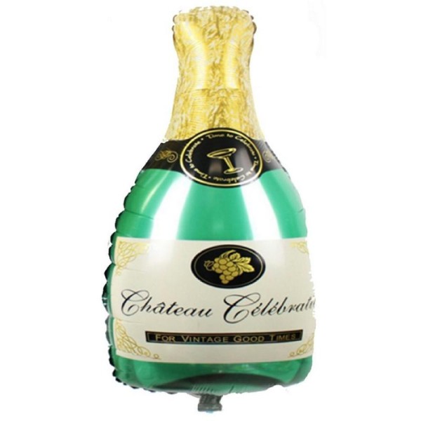 Bouteille de Champagne Alu Gonflable (20 x 50 cm) - Photo n°1