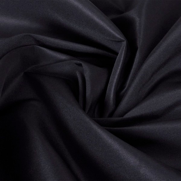 Tissu Satin Microfibre Noir 1,45 X 20 M - Photo n°2