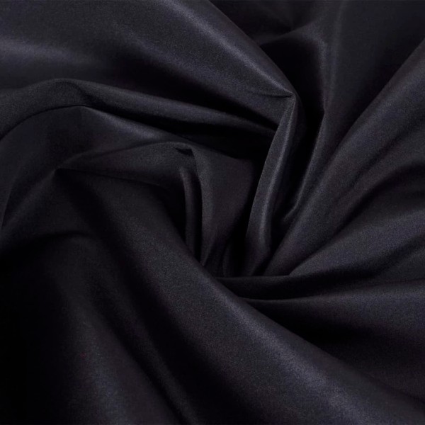 Tissu Satin Microfibre Noir 1,45 X 20 M - Photo n°1