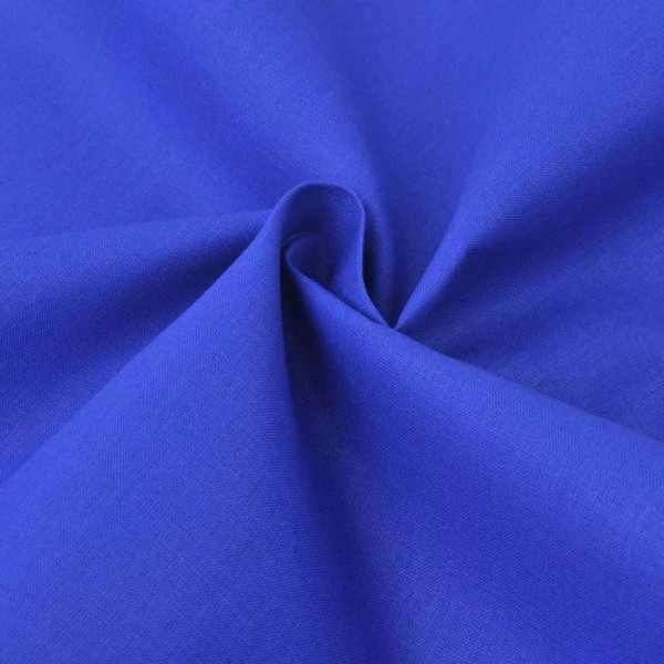 Vidaxl Tissu En Coton 1,45x20 M Bleu - Photo n°2