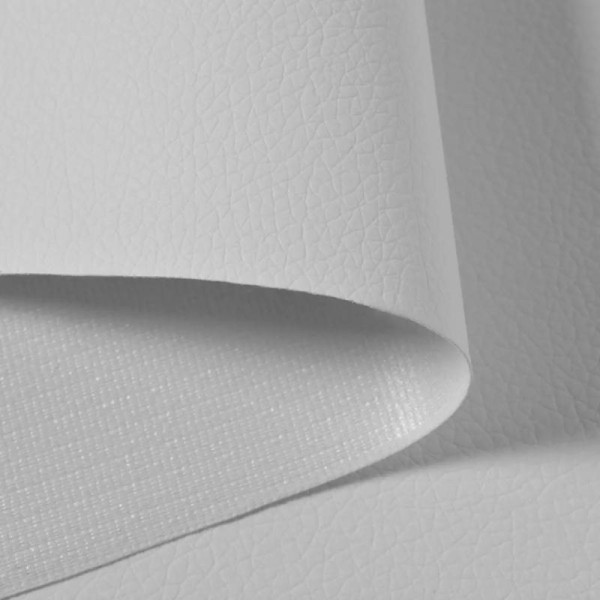Vidaxl Tissu En Cuir Artificiel 1,4 X 9 M Blanc - Photo n°2