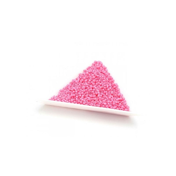 5 Grammes De Perles Miyuki Delica 11/0 Opaque Dyed Carnation Pink Db1371 - Photo n°1