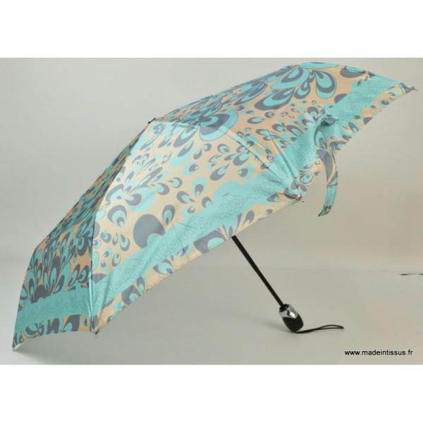 Parapluie pliant Piganiol menthe MADE IN FRANCE - Photo n°2