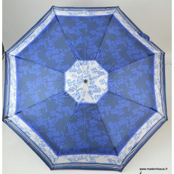 Parapluie pliant Piganiol BLEU MARINE ET ROI MADE IN FRANCE - Photo n°1
