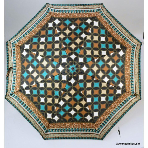 Parapluie pliant Piganiol formes geometriques MADE IN FRANCE - Photo n°1