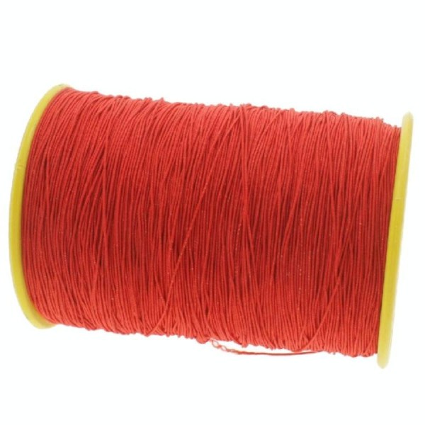 Fil nylon élastique 0.5 mm X 10 m Rouge - Photo n°1