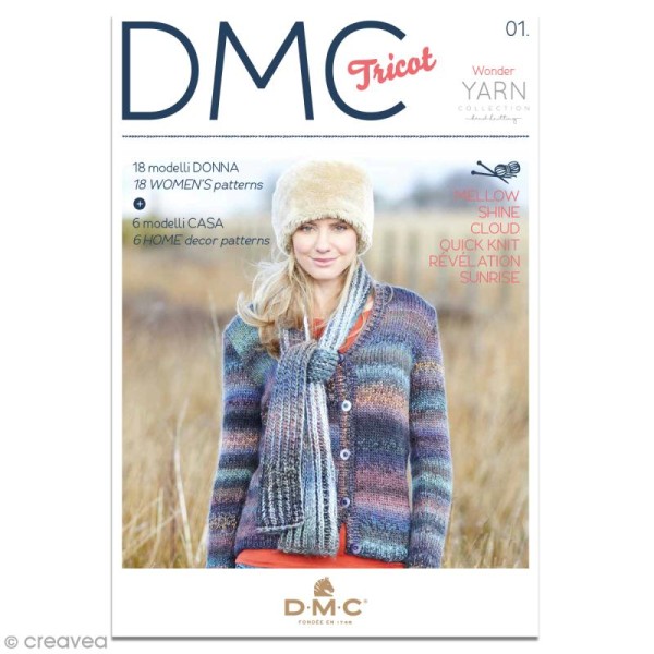 Catalogue tricot DMC - Wonder Yarn  Collection - 18 modèles Femmes et 6 modèles Maison - Photo n°1