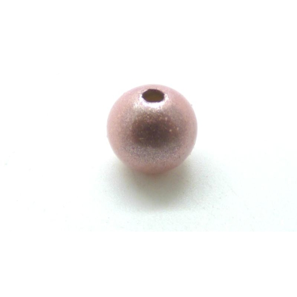 20 Perle Acrylique Magique Rose 8mm - Photo n°1