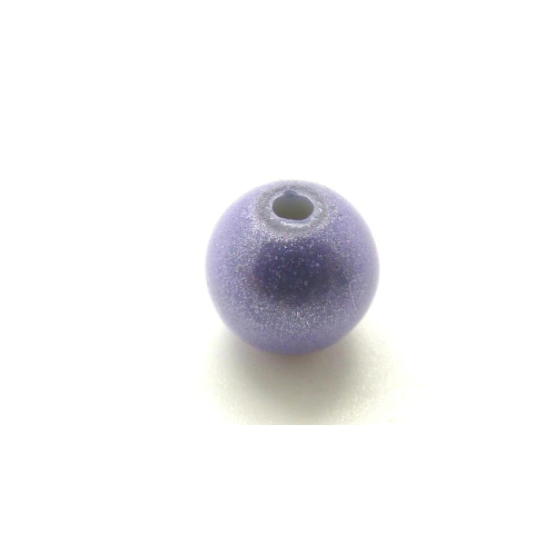 20 Perle Acrylique Magique Lilas 8mm - Photo n°1
