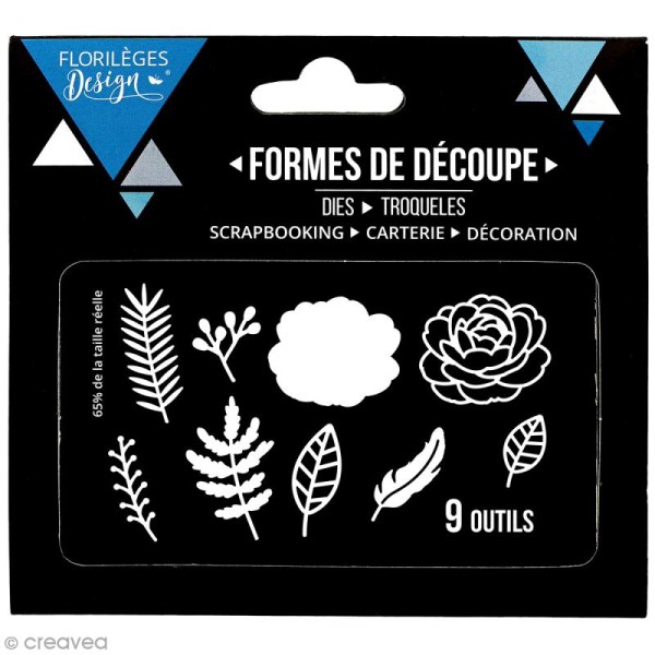 Die Florilèges Design - Fleurs et feuillages - 9 pcs - Photo n°1