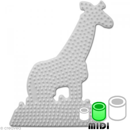 Plaque pour perles Hama Midi - Girafe