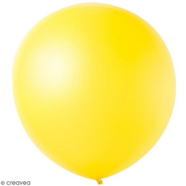 Maxi Ballons de baudruche Rico Design YEY - Jaune - 90 cm - 2 pcs - Photo n°1
