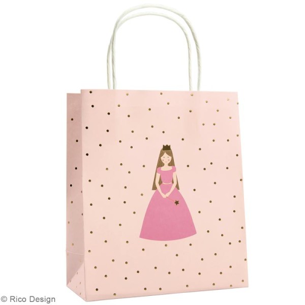 Lot de sacs en papier - Princesse - 18 x 21 cm - 3 pcs - Photo n°2
