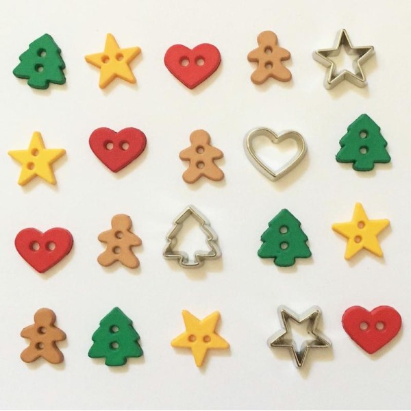 Boutons Dress It Up : Collection Noël - Cut Out Cookies - Photo n°1