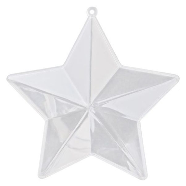 3 contenants étoiles PVC 3D - 10 x 10 cm - Photo n°1