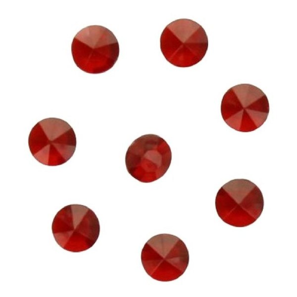 100 Diamants rouges 1 cm - Photo n°1