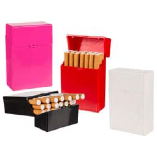 4 boites à cigarettes en PVC rigide - 9.5 x 6 cm - Photo n°1