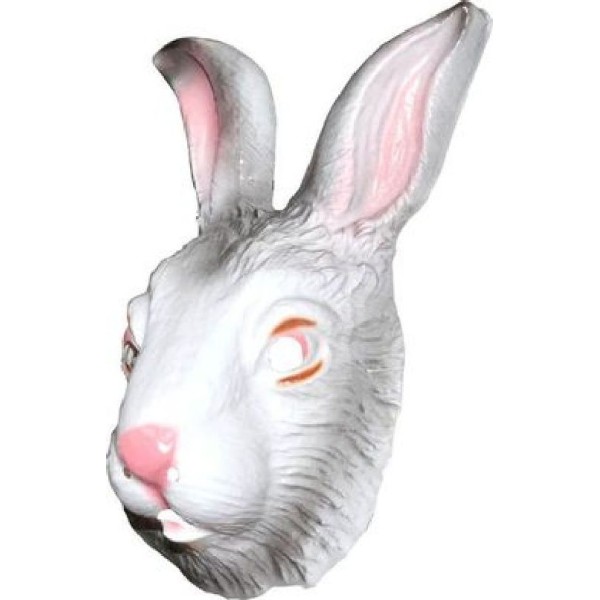 4 Masques lapin adulte PVC 3D - 35 x 20 cm - Photo n°1