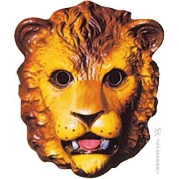 4 Masques lion enfant PVC 3D - 25 x 18 cm - Photo n°1