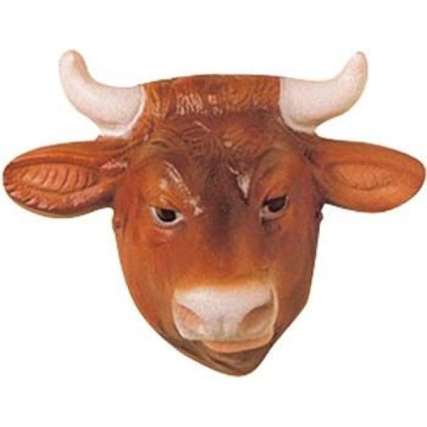 4 Masques vache enfant PVC 3D - 21 x 28 cm - Photo n°1