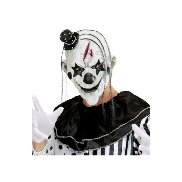 Masque de Clown Tueur Pierrot (taille adulte) - Photo n°1