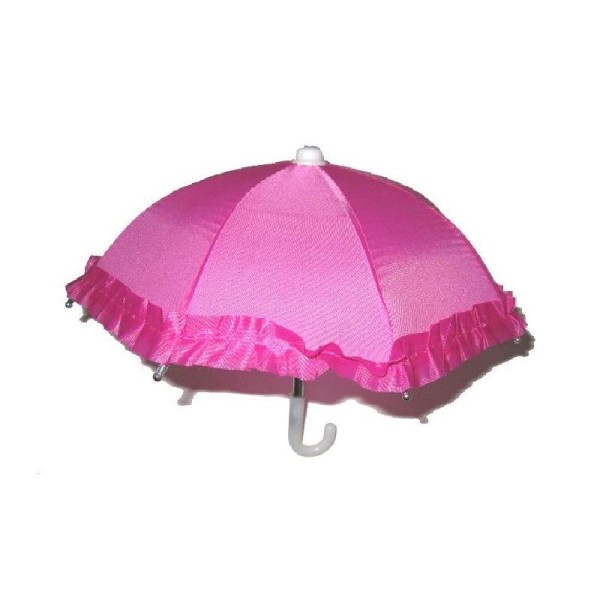 Mini ombrelle rose 28 cm - Photo n°3