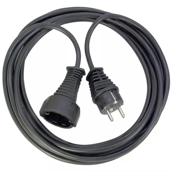 Rallonge électrique 25m Noire En Plastique H05vv-f 3g1,5 Brennenstuhl -  Rallonges électriques - Creavea