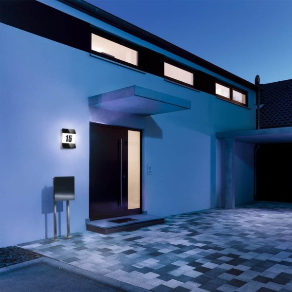 Steinel Lampe Solaire Pour Numéro De Maison Avec Détecteur L2-s Blanc - Photo n°2