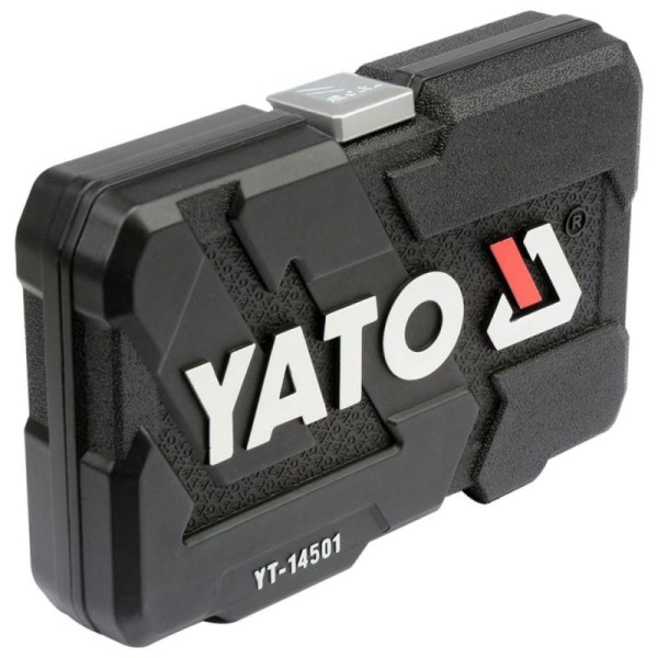 Yato Kit D'outils Yt-14501 De 56 Pièces Métal Noir - Photo n°3