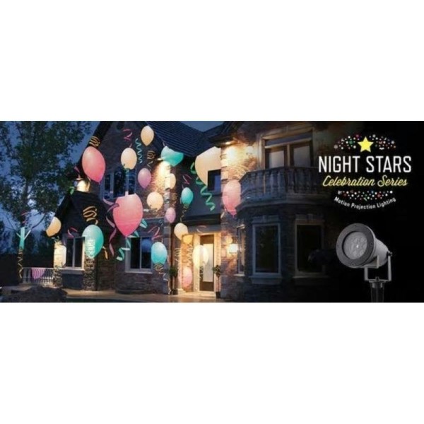 Night Stars Projecteur Led Holiday Charms 6 Modèles 12 W Nis004 - Photo n°2