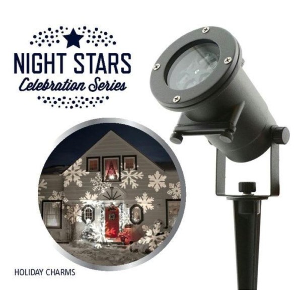 Night Stars Projecteur Led Holiday Charms 6 Modèles 12 W Nis004 - Photo n°1