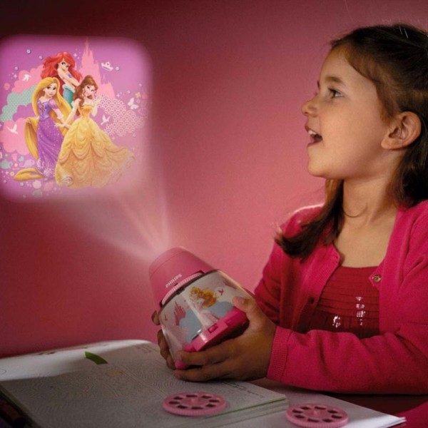 Philips Veilleuse Et Projecteur 2 En 1 Disney Princess Rose - Photo n°4