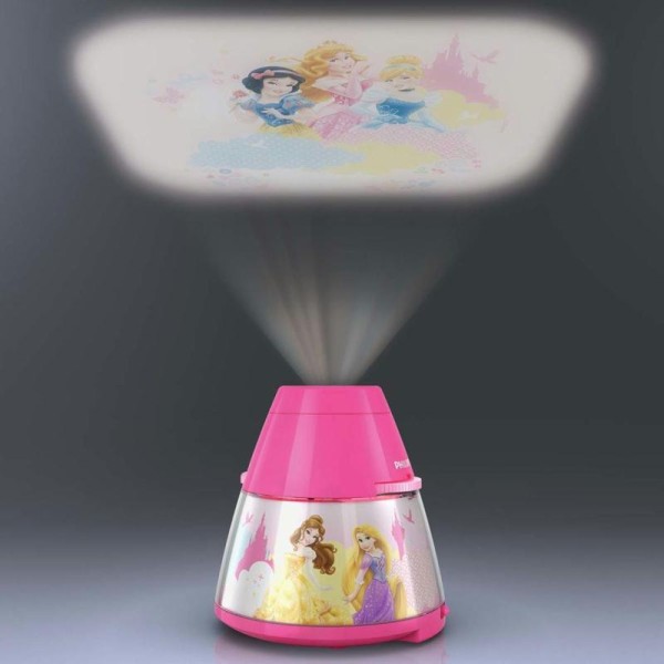 Philips Veilleuse Et Projecteur 2 En 1 Disney Princess Rose - Veilleuses et  lampes d'ambiance - Creavea