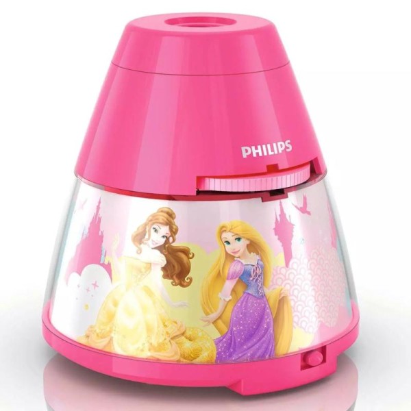 Philips Veilleuse Et Projecteur 2 En 1 Disney Princess Rose - Photo n°1