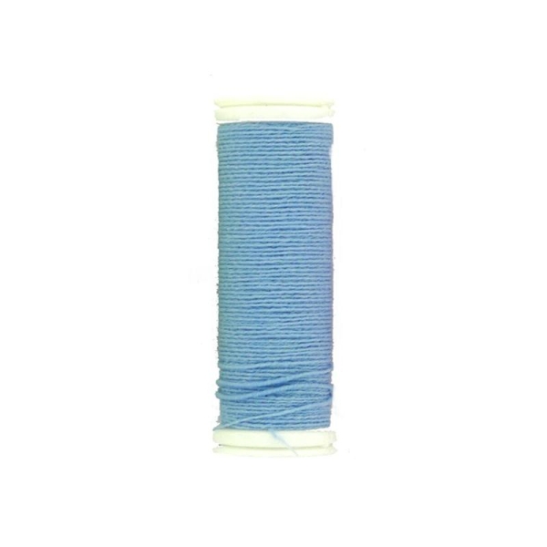 Fil élastique très fin Bleu  - Bobine de 20 mètres - Photo n°1