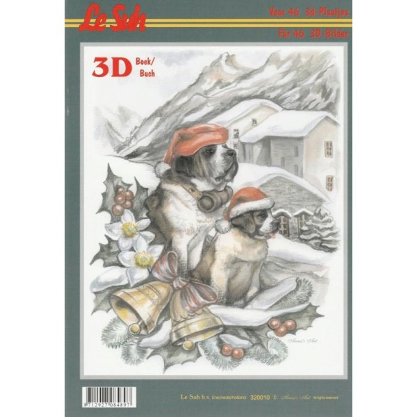 Bloc Livre 3D A4 à découper Noël Hiver - Photo n°1