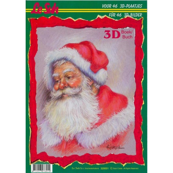 Bloc Livre 3D A4 à découper Noël - Photo n°1