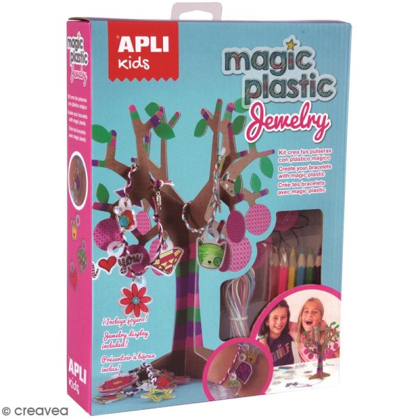 Kit Plastique magique APLI Kids - Bijoux - Photo n°1
