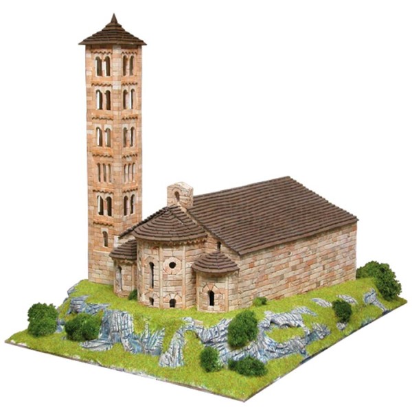 Eglise de Saint Climent de Taull (Espagne) - Ech 1/80 - 3500 pcs - 31,5 x 40 x 33,5 cm - Dif 7,5/10 - Photo n°1