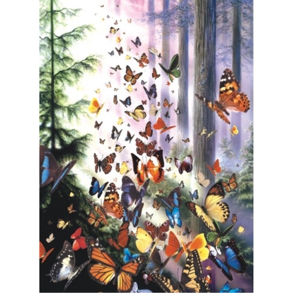 Papillons dans les bois - Puzzle 1000 pcs Anatolian - Photo n°1