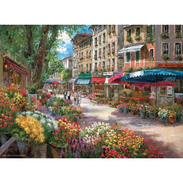 Marché aux fleurs à Paris - Puzzle 1000 pcs Anatolian - Photo n°1